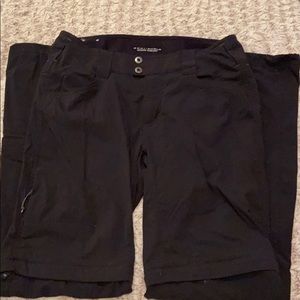Black Omni shield convertible pants/shorts.
